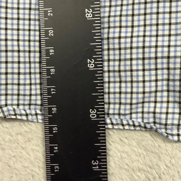 Polo Ralph Lauren Button Down Mens L Blue Regent Classic Fit Check Shirt 13070 - Picture 5 of 7